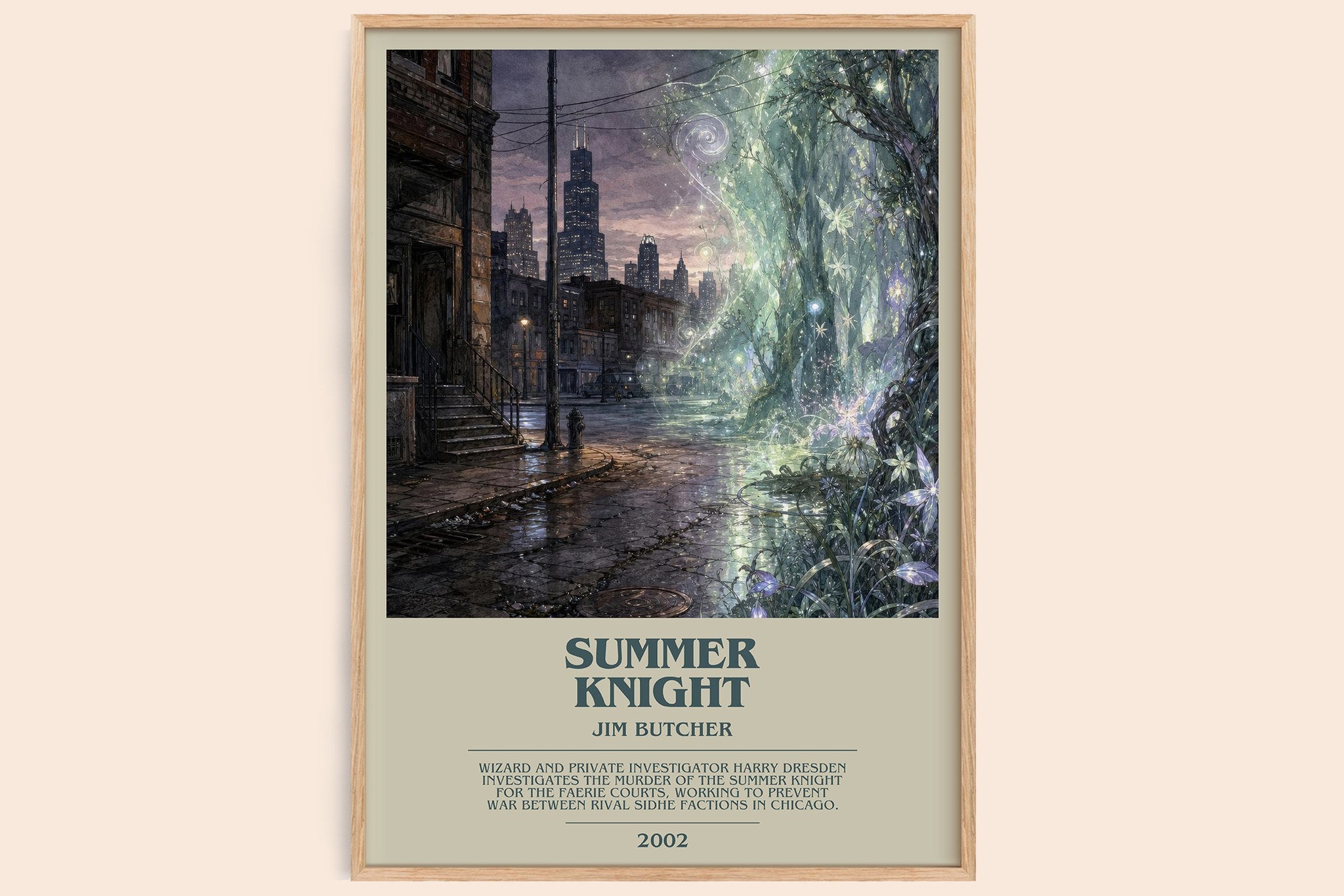 Summer Knight Bookish Wall Art by Jim Butcher