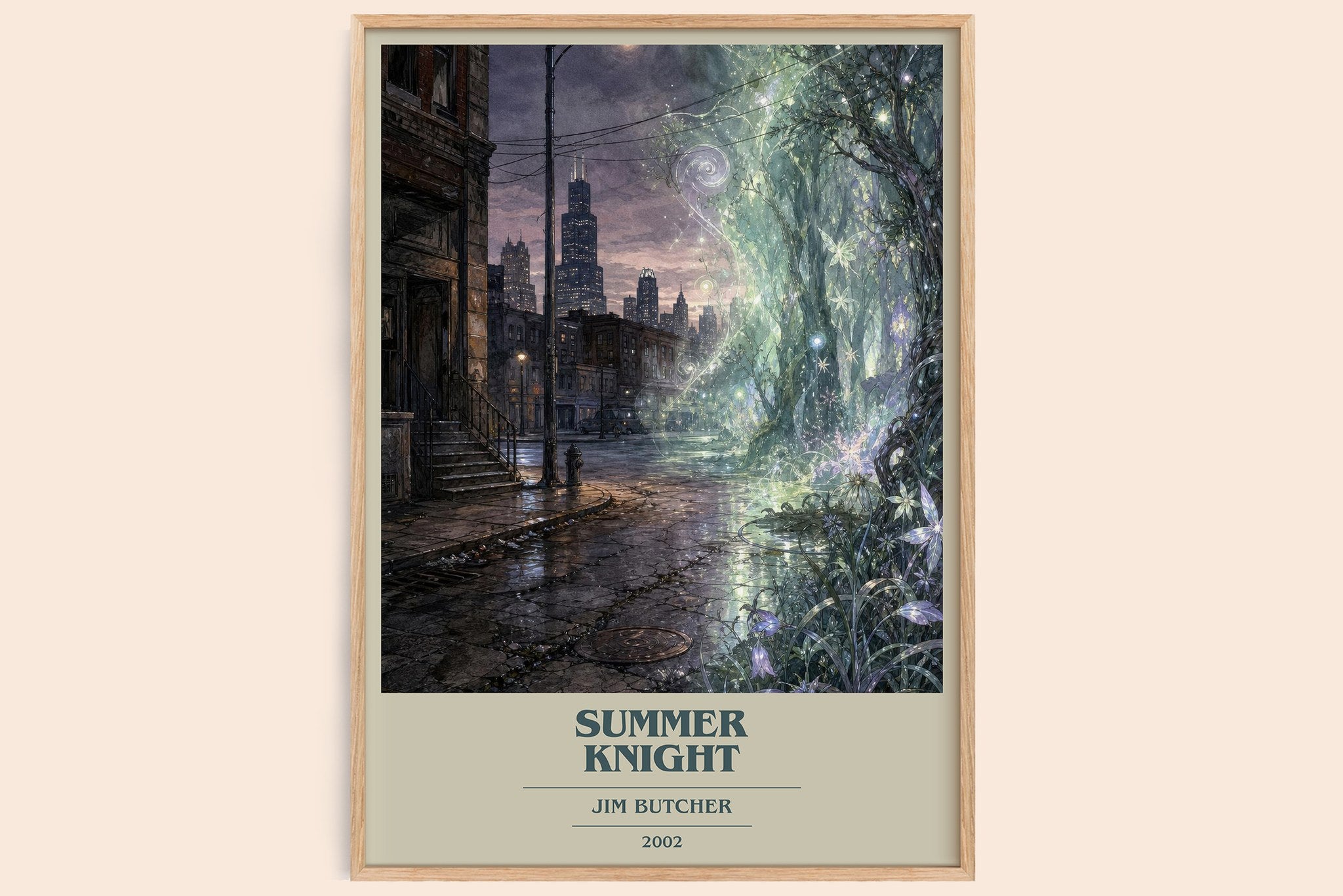 Summer Knight Book Cover Poster by Jim Butcher