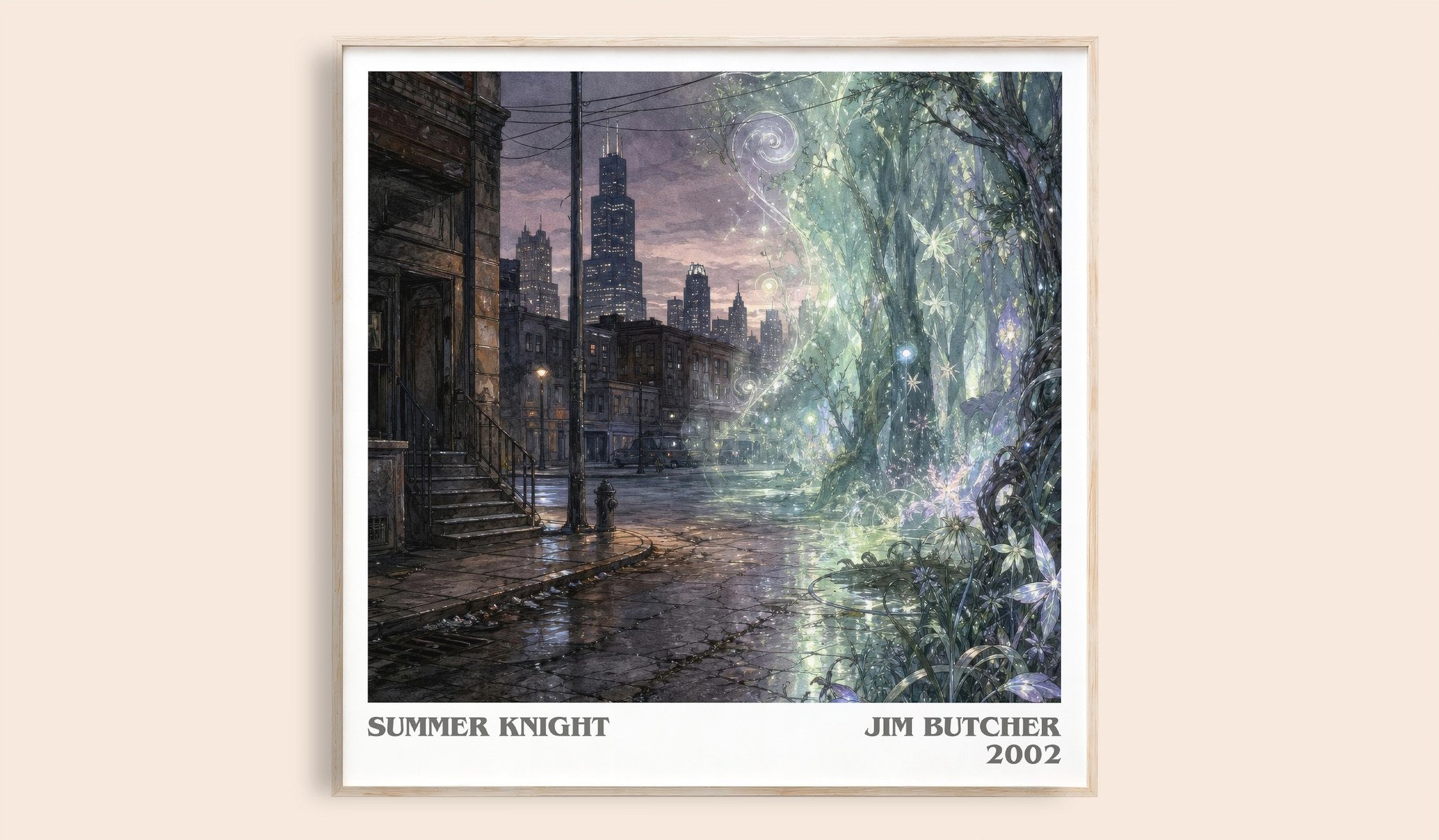 Summer Knight Literary Art Print by Jim Butcher