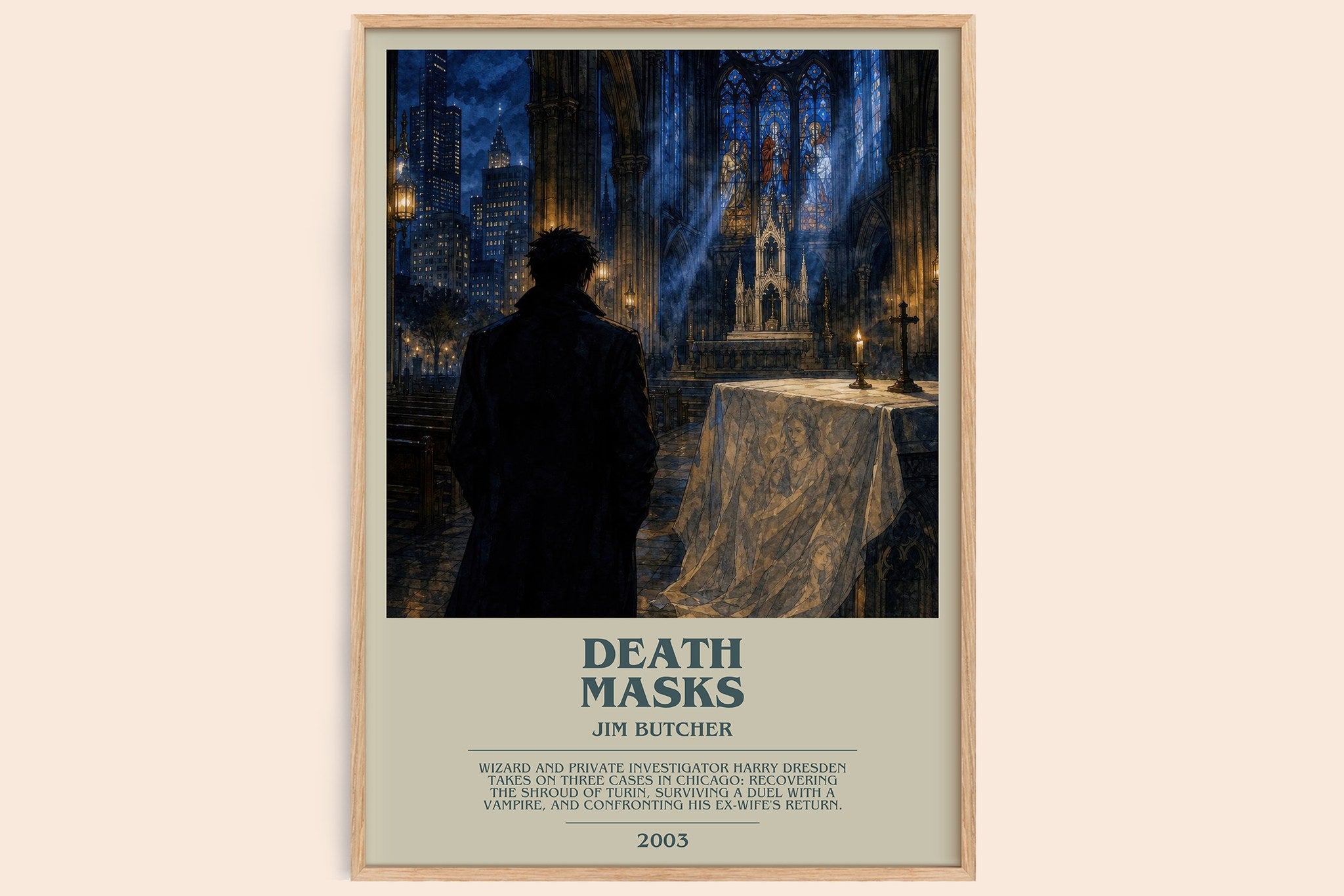 Death Masks Bookish Wall Art by Jim Butcher