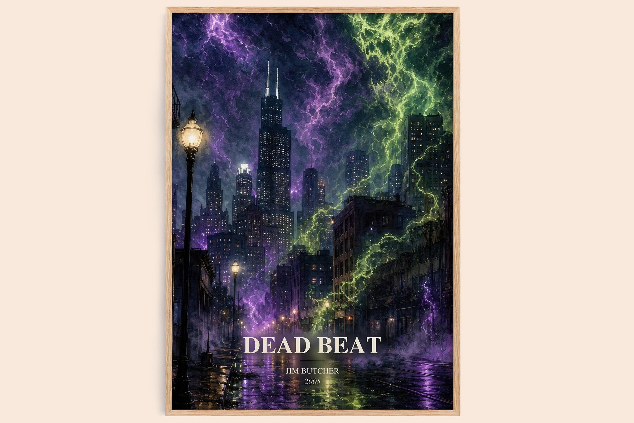 Dead Beat Book Watercolour Illustration by Jim Butcher