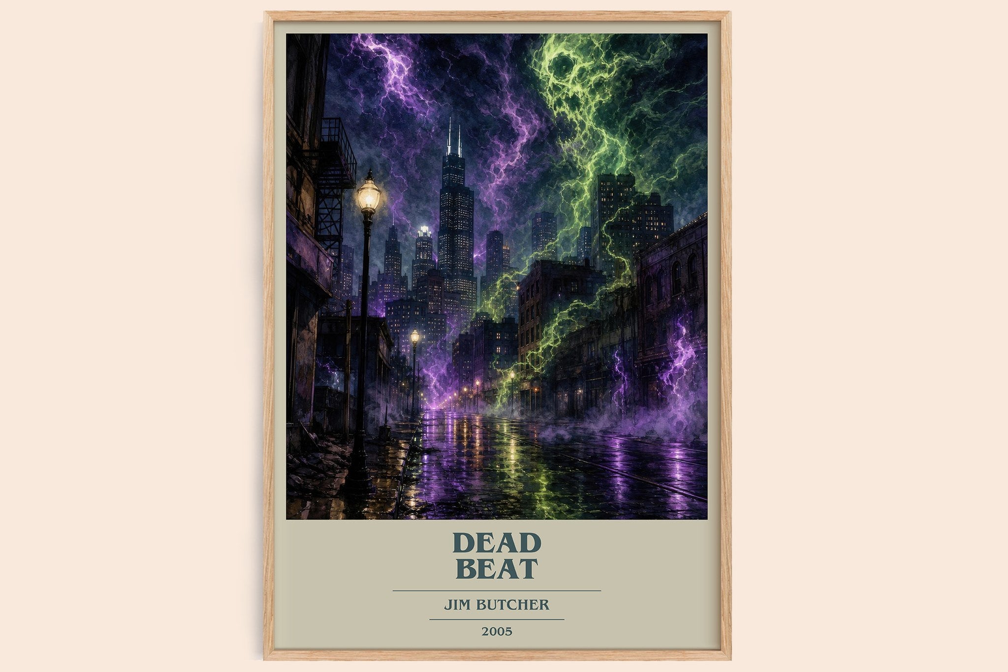 Dead Beat Book Cover Poster by Jim Butcher