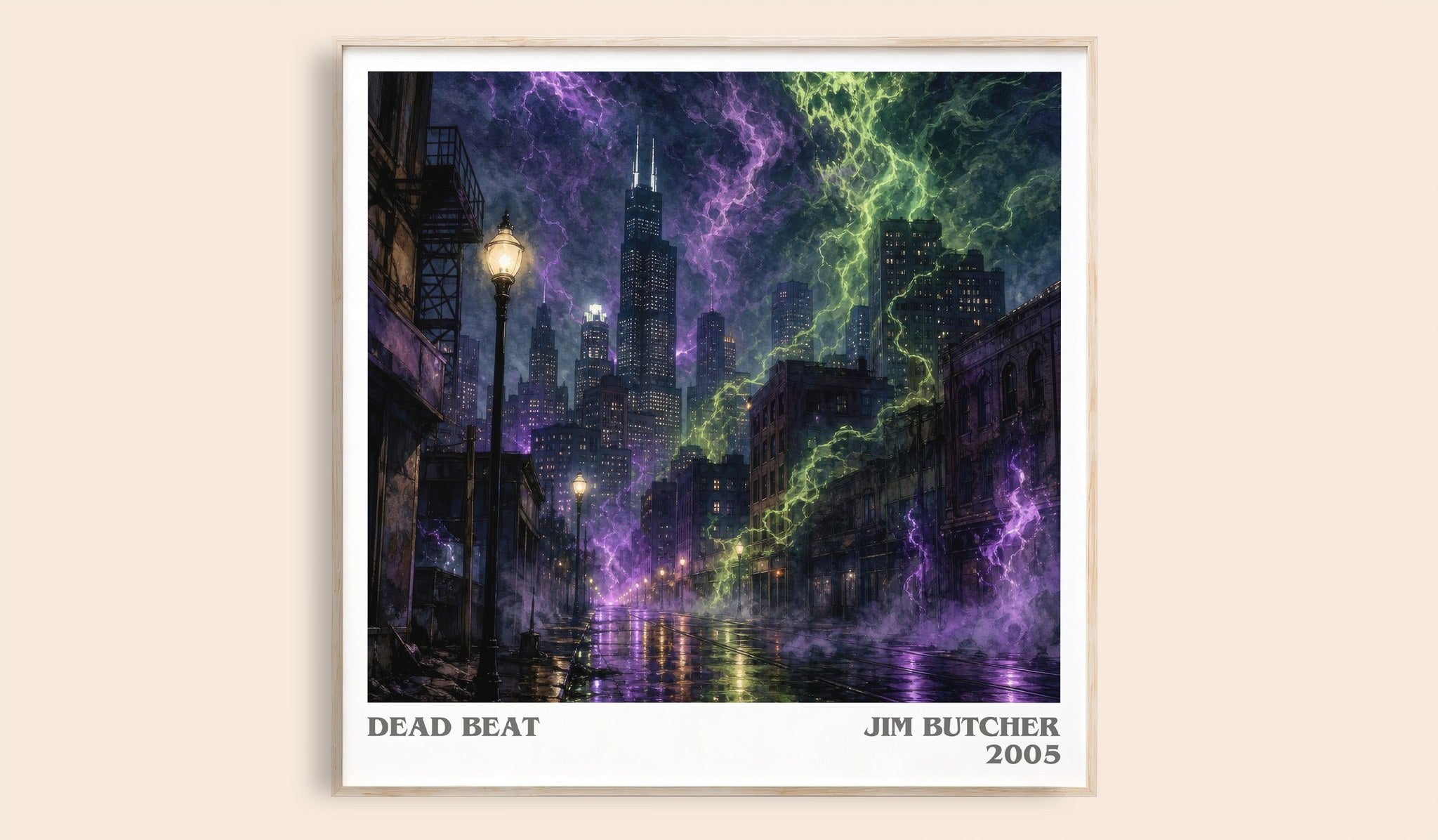 Dead Beat Literary Art Print by Jim Butcher