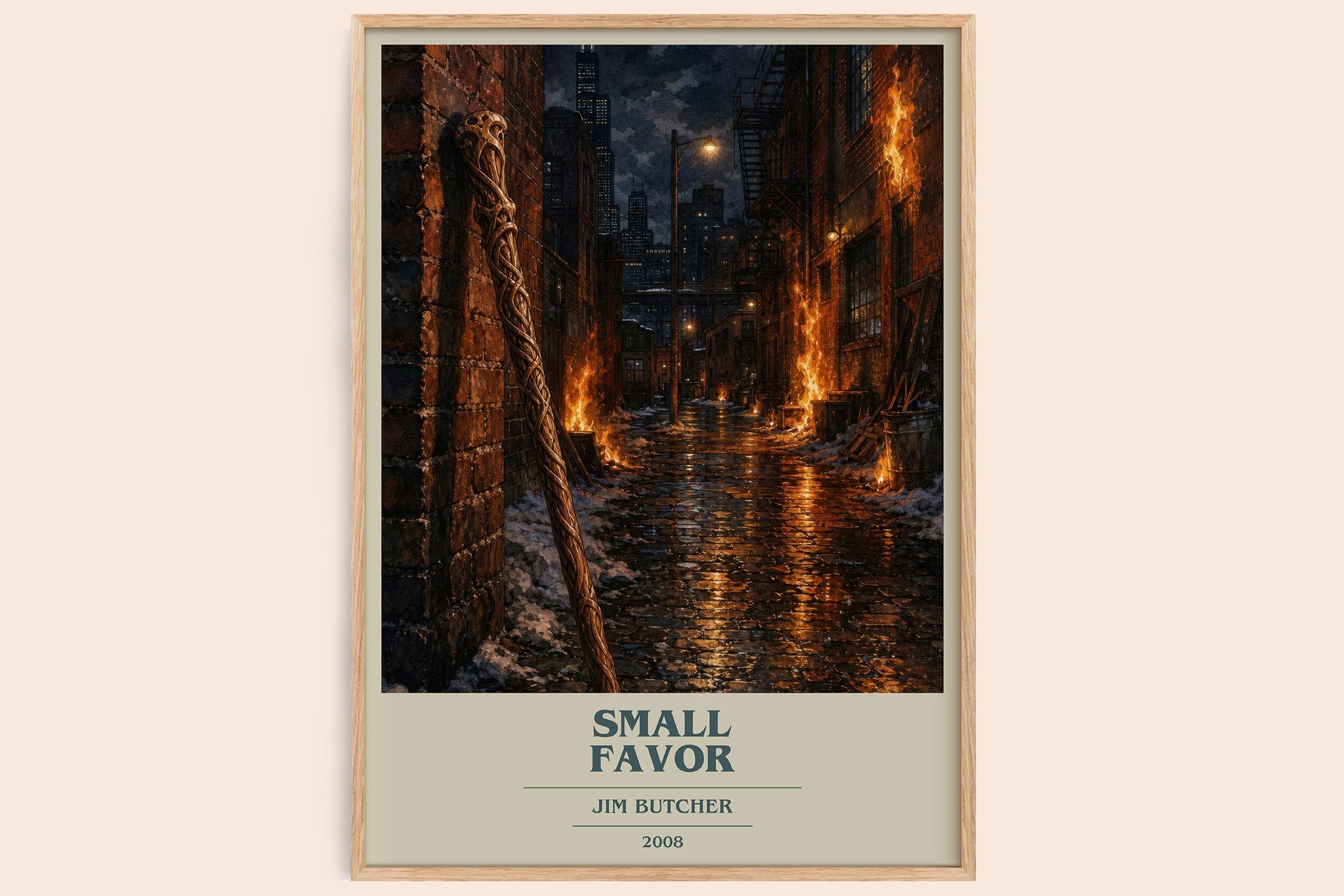 Small Favor Book Cover Poster by Jim Butcher