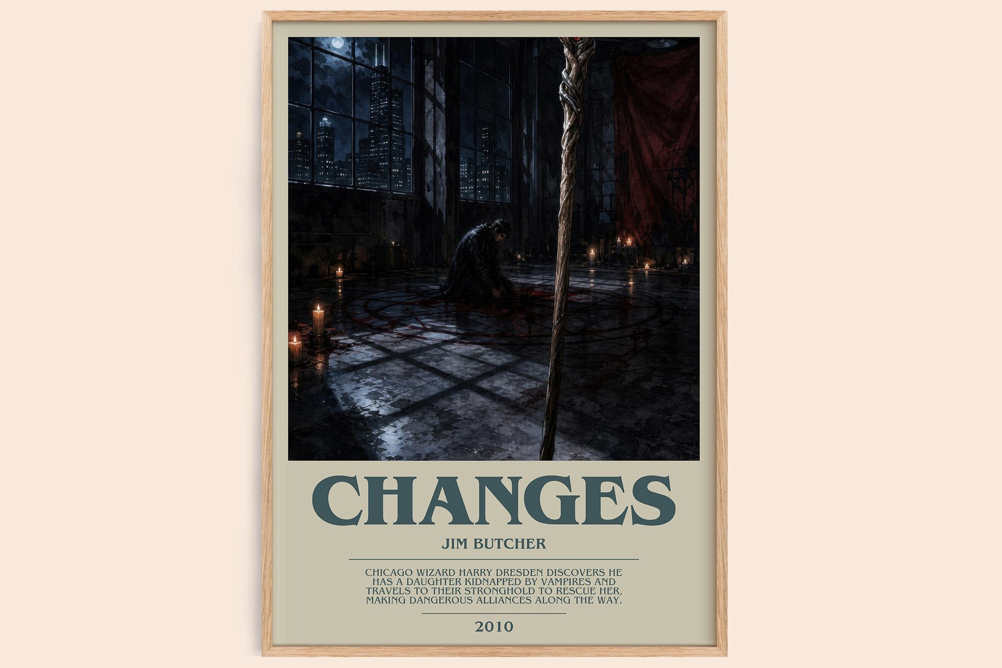 Changes Bookish Wall Art by Jim Butcher