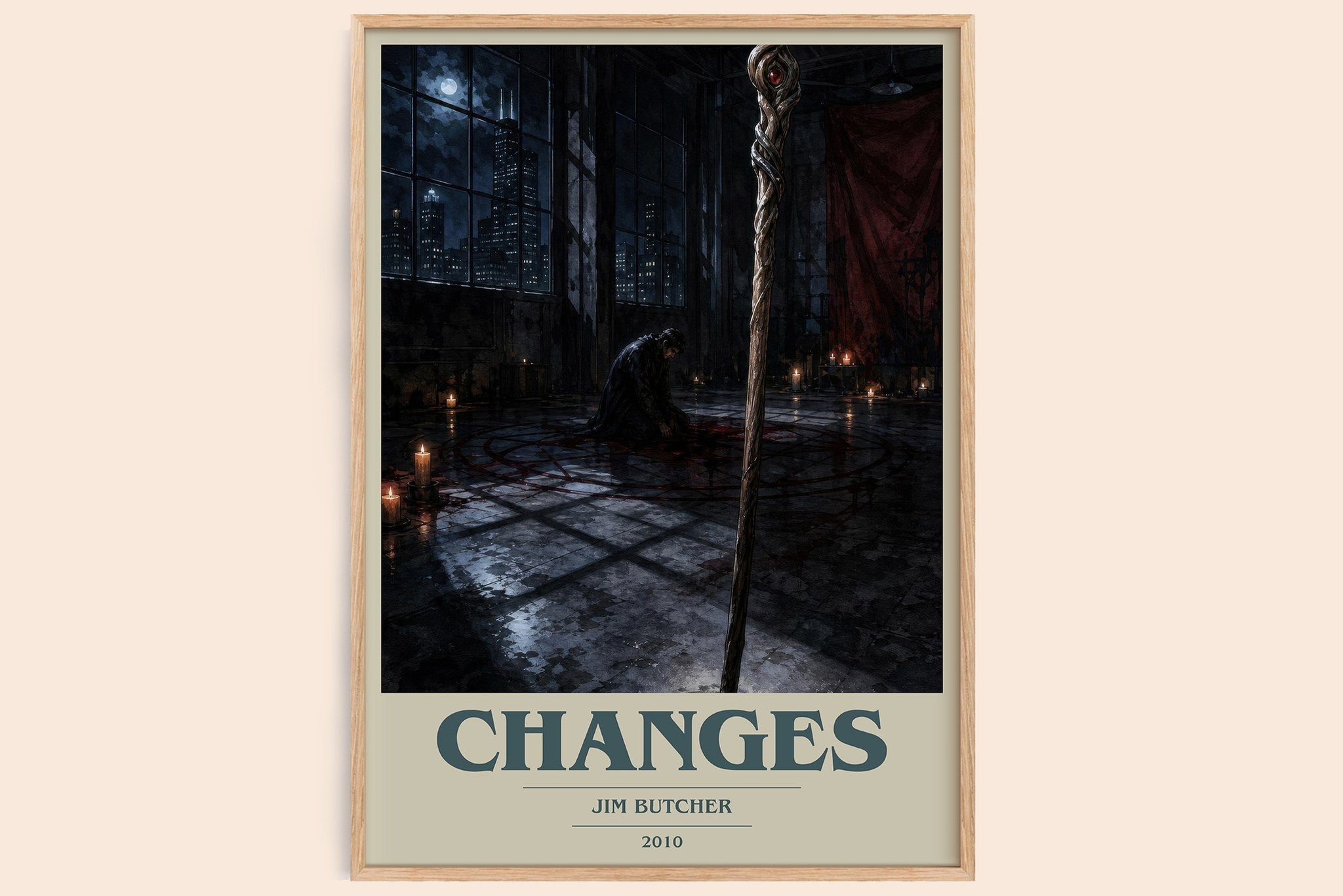 Changes Book Cover Poster by Jim Butcher