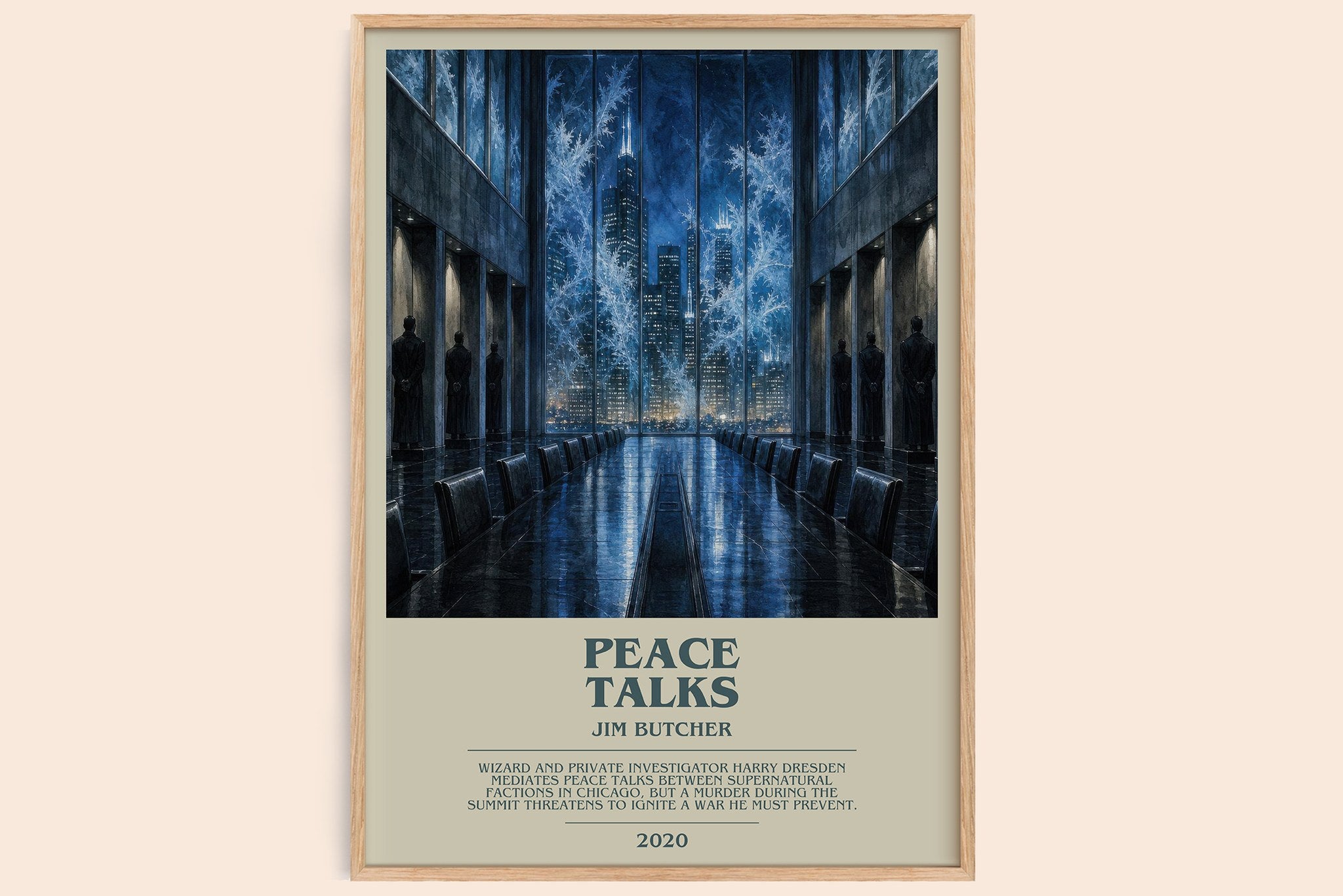 Peace Talks Bookish Wall Art by Jim Butcher