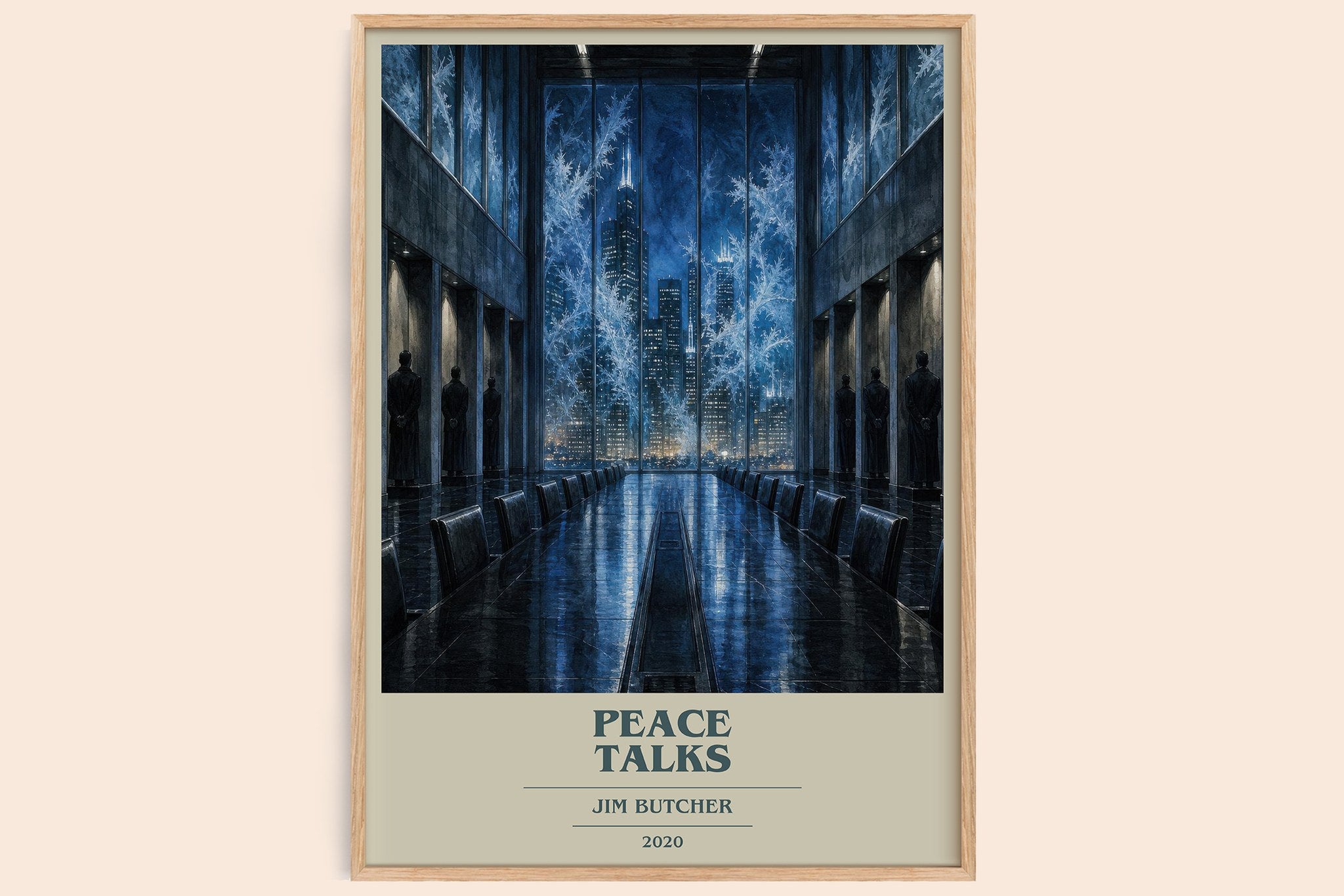 Peace Talks Book Cover Poster by Jim Butcher