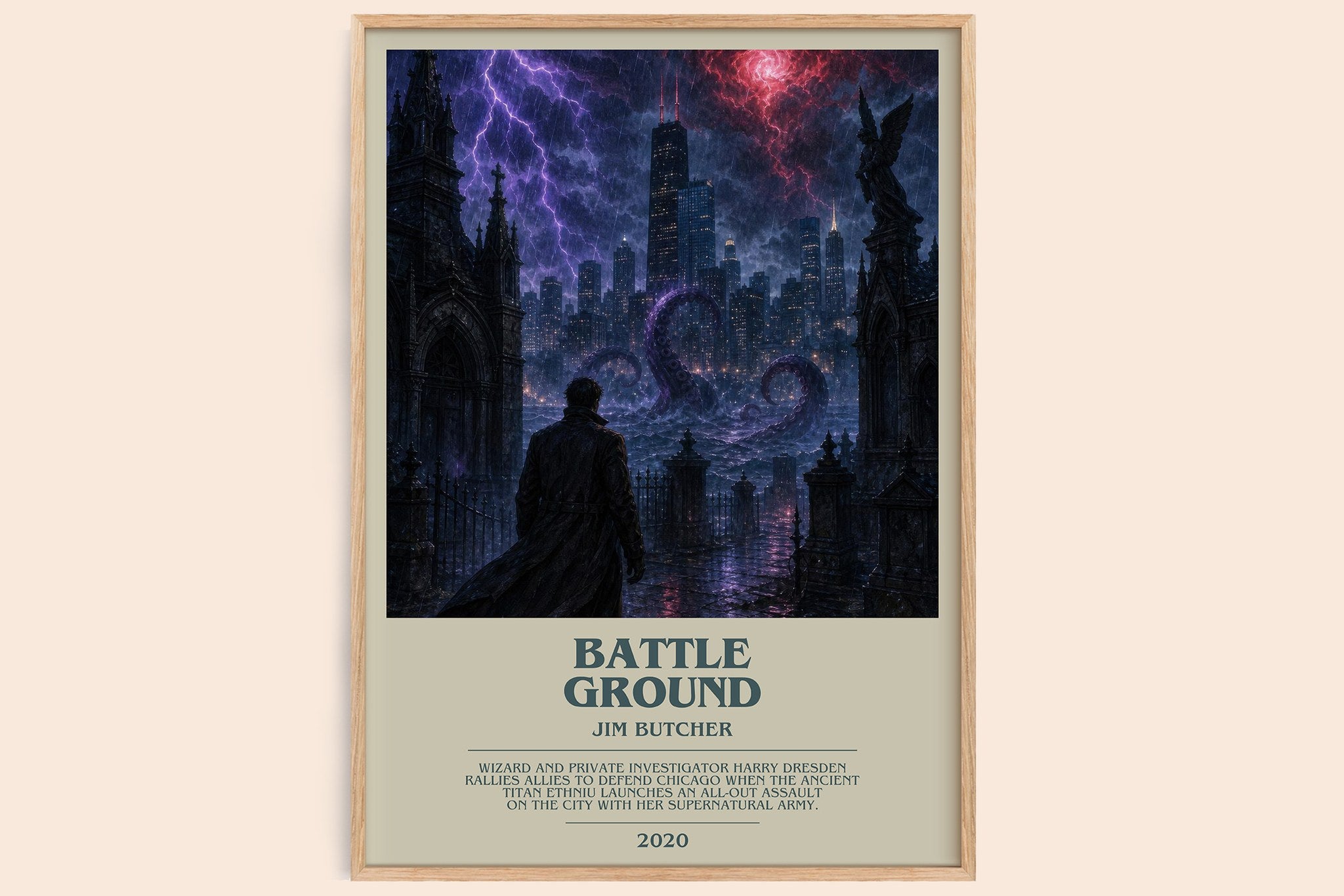 Battle Ground Bookish Wall Art by Jim Butcher