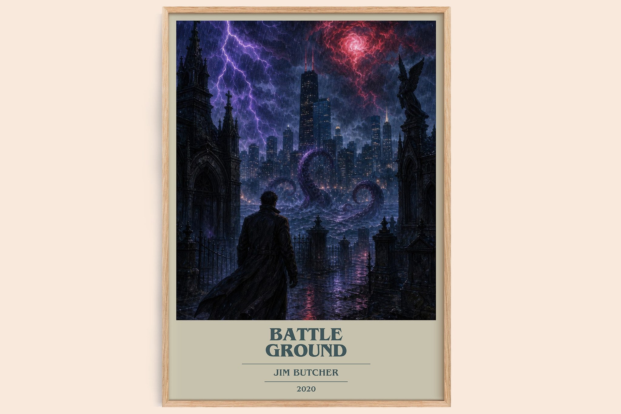 Battle Ground Book Cover Poster by Jim Butcher