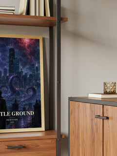 Battle Ground book watercolour illustration paper finish options – matte satin gloss