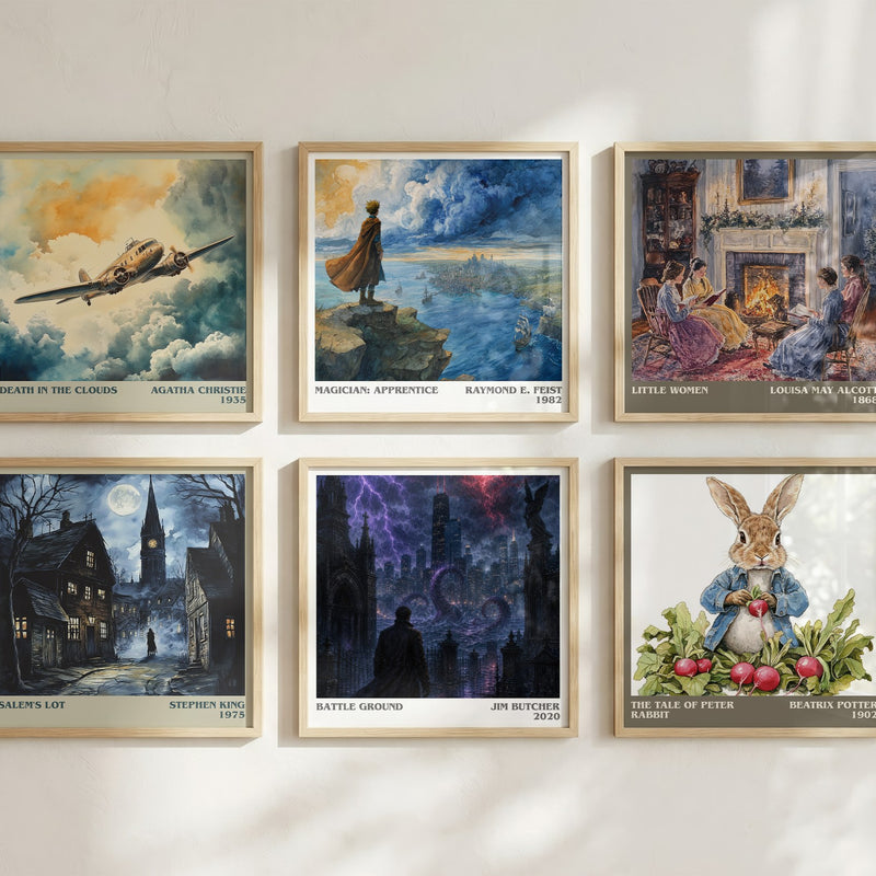 Battle Ground literary art print colour and style options – Jim Butcher book art