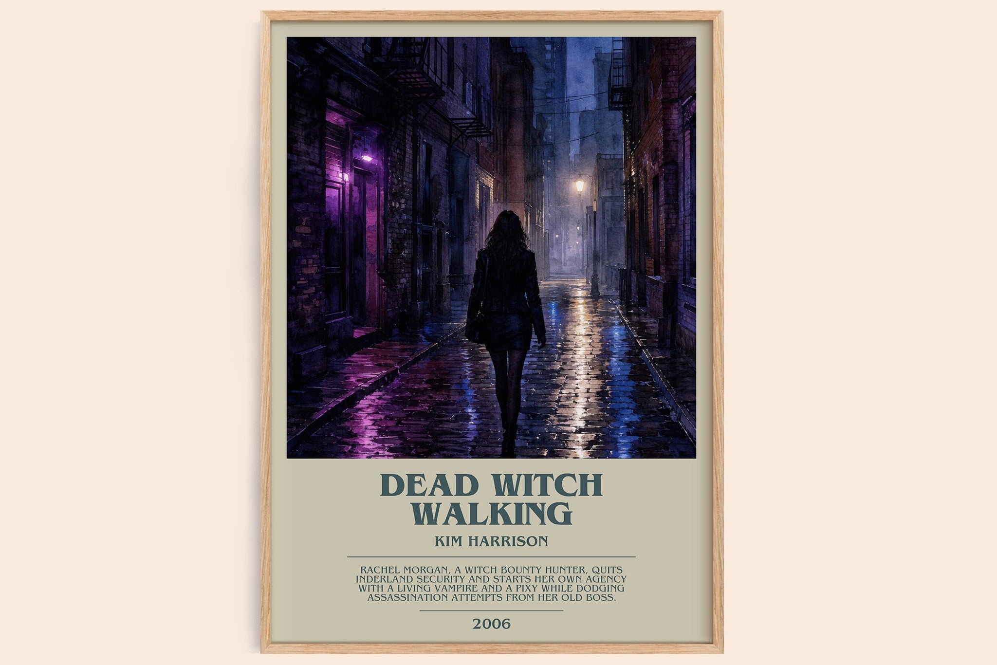 Dead Witch Walking Bookish Wall Art by Kim Harrison