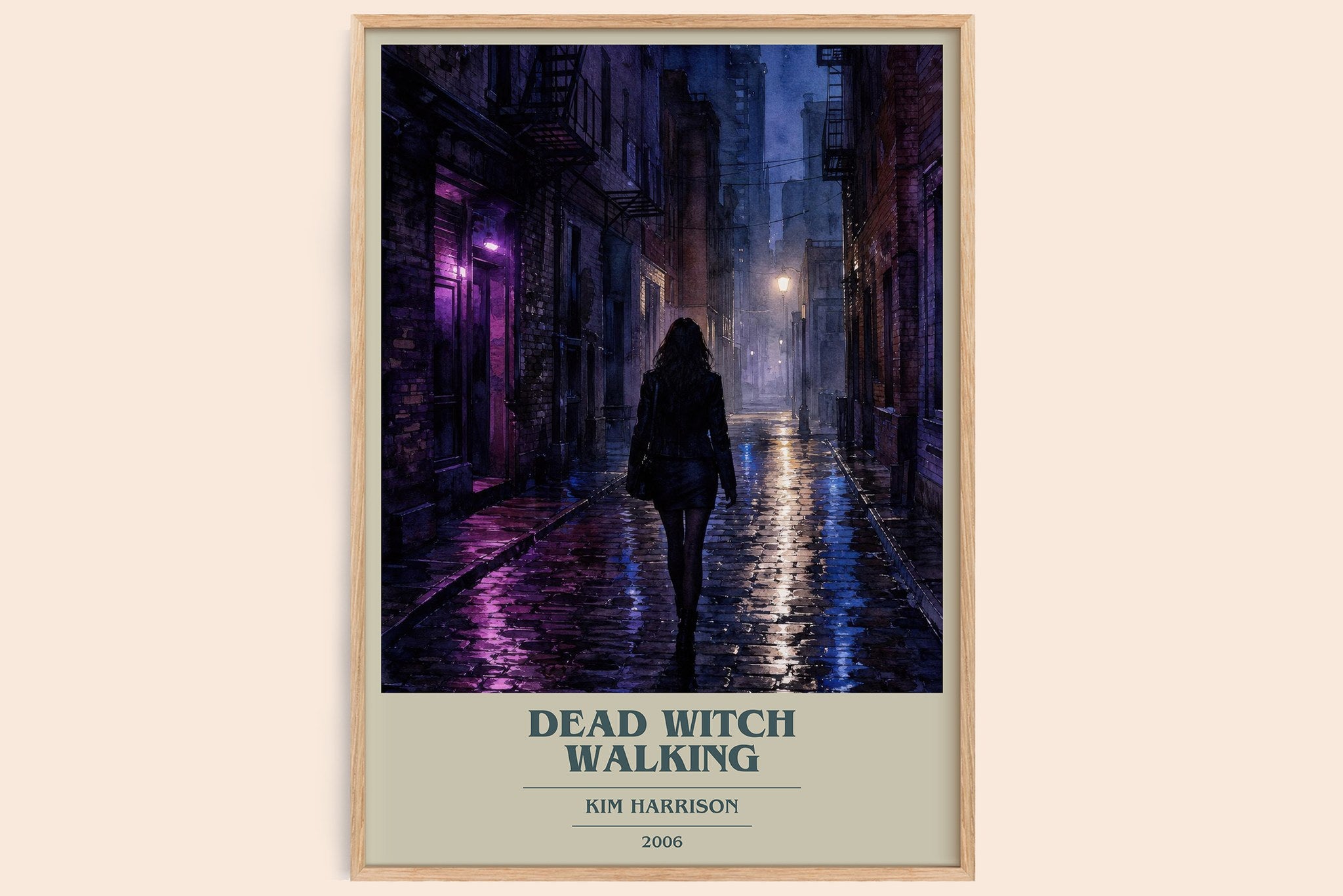 Dead Witch Walking Book Cover Poster by Kim Harrison