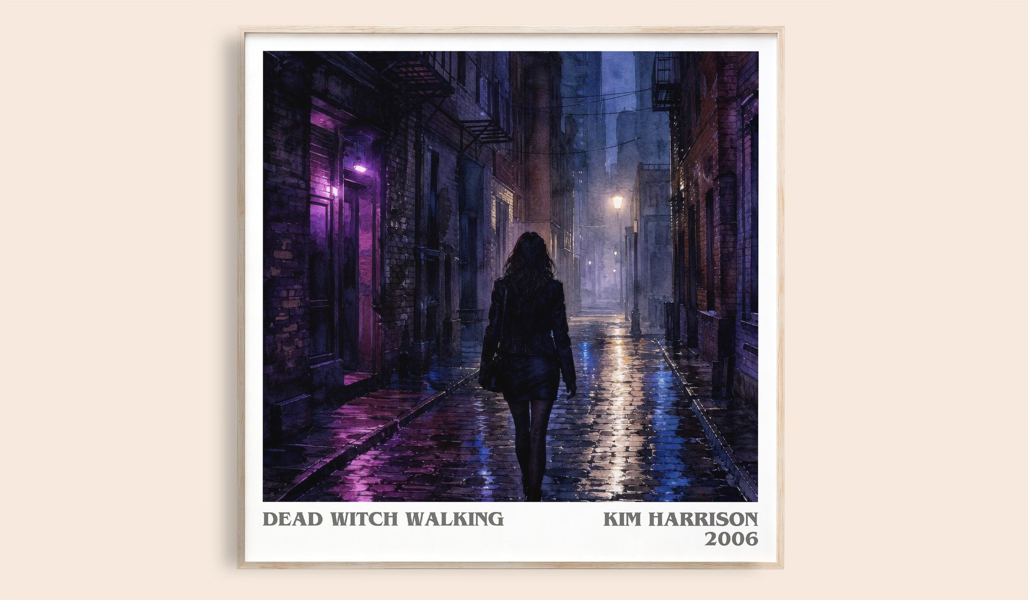 Dead Witch Walking Literary Art Print by Kim Harrison