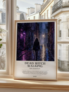 Dead Witch Walking bookish poster colour and style options – Kim Harrison book art