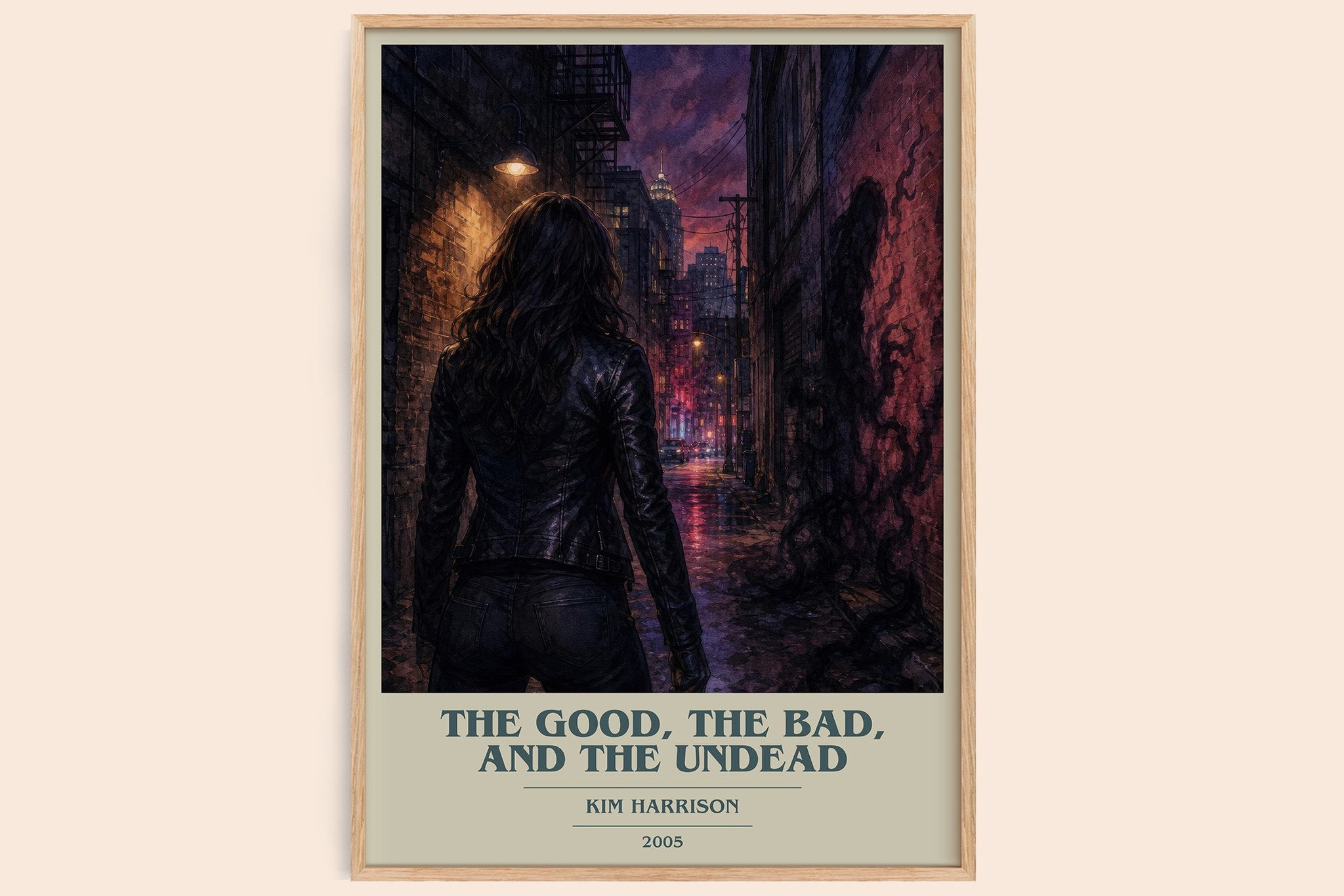 The Good, the Bad, and the Undead Book Cover Poster by Kim Harrison