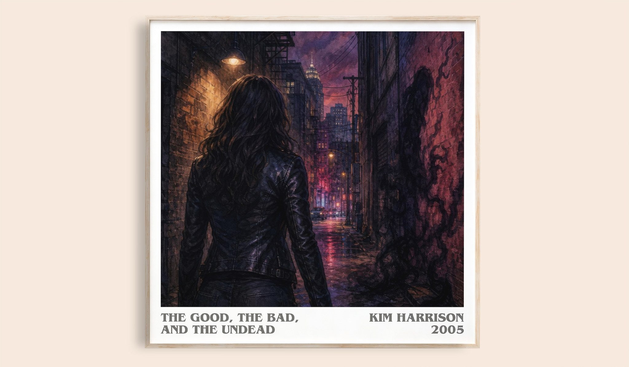 The Good, the Bad, and the Undead Literary Art Print by Kim Harrison