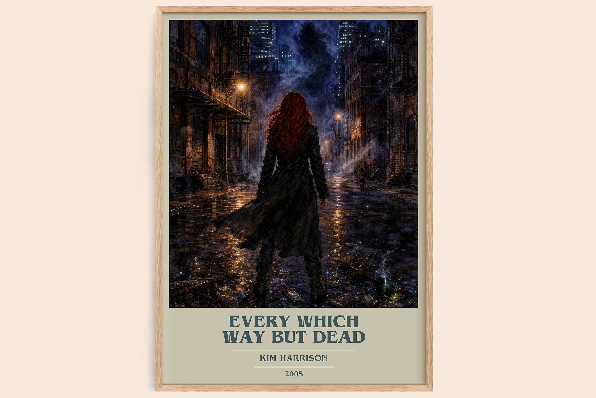 Every Which Way But Dead Book Cover Poster by Kim Harrison