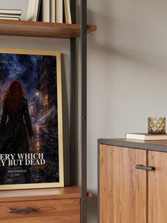 Every Which Way But Dead book watercolour illustration paper finish options – matte satin gloss