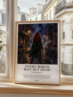 Every Which Way But Dead bookish poster colour and style options – Kim Harrison book art
