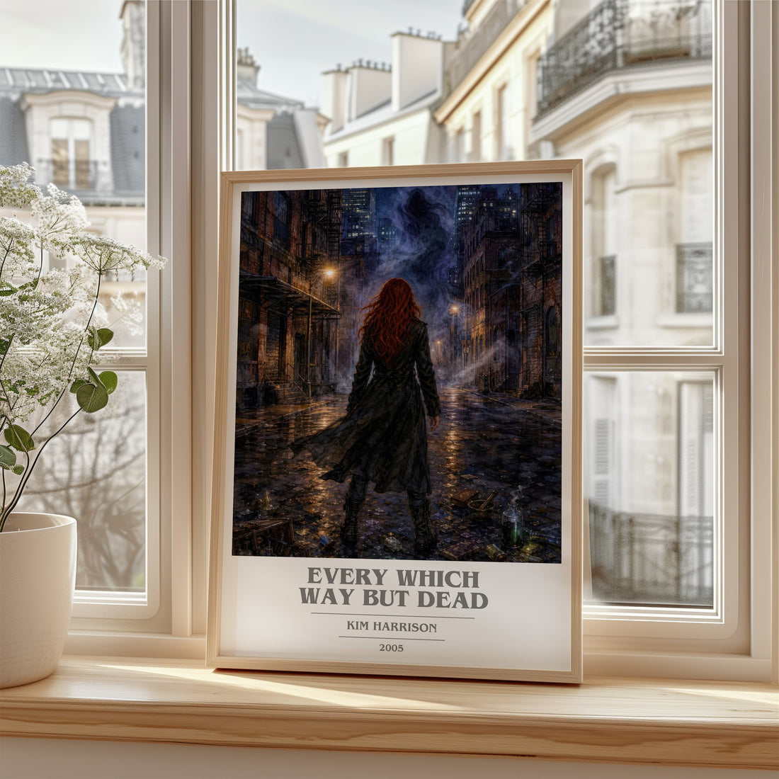 Every Which Way But Dead book cover poster colour and style options – Kim Harrison book art