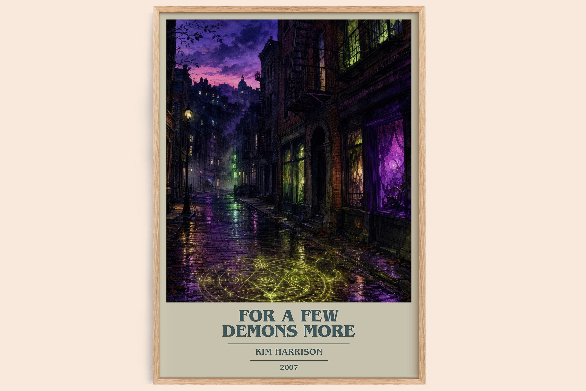 For a Few Demons More Book Cover Poster by Kim Harrison