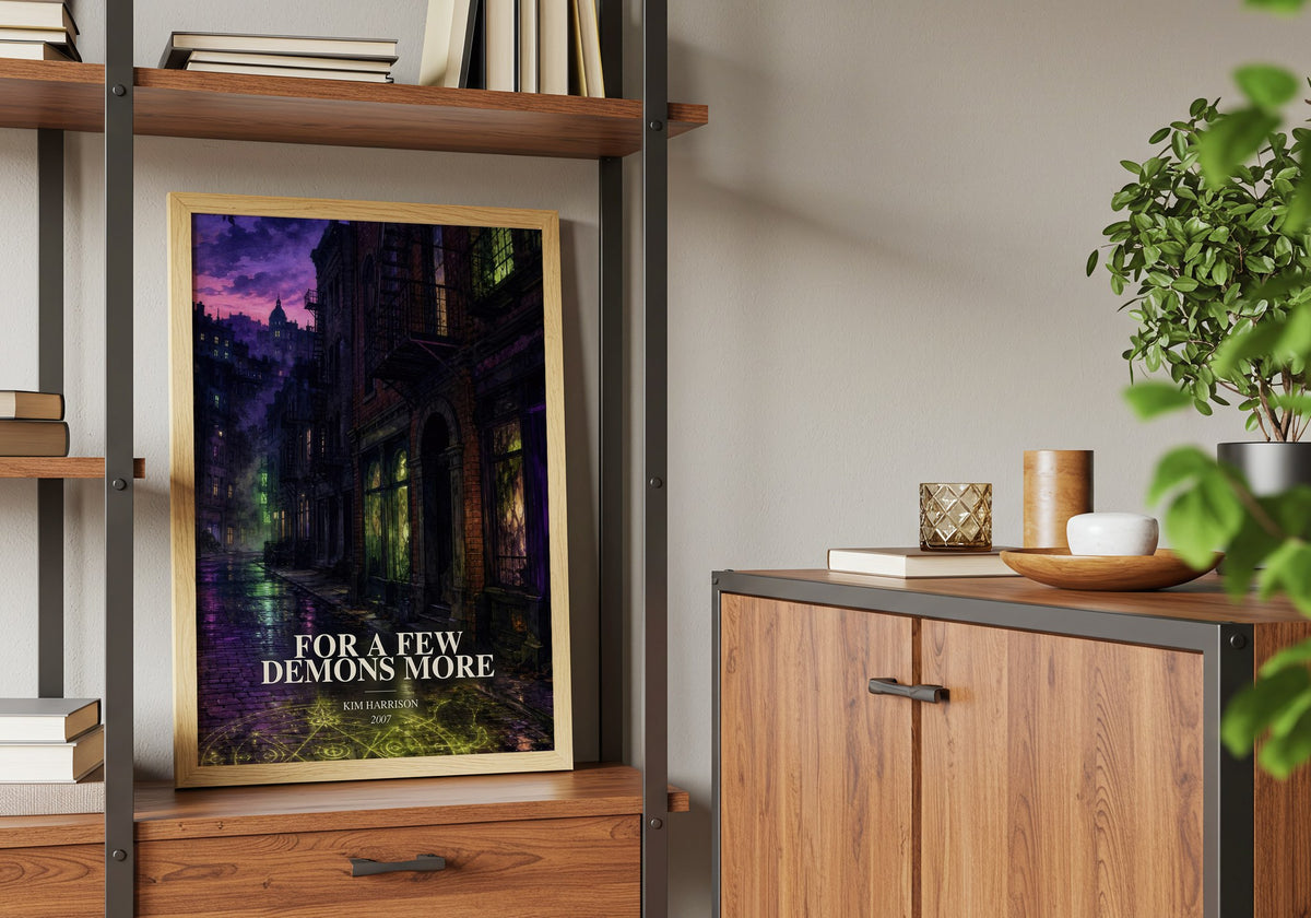 For a Few Demons More book watercolour illustration paper finish options – matte satin gloss