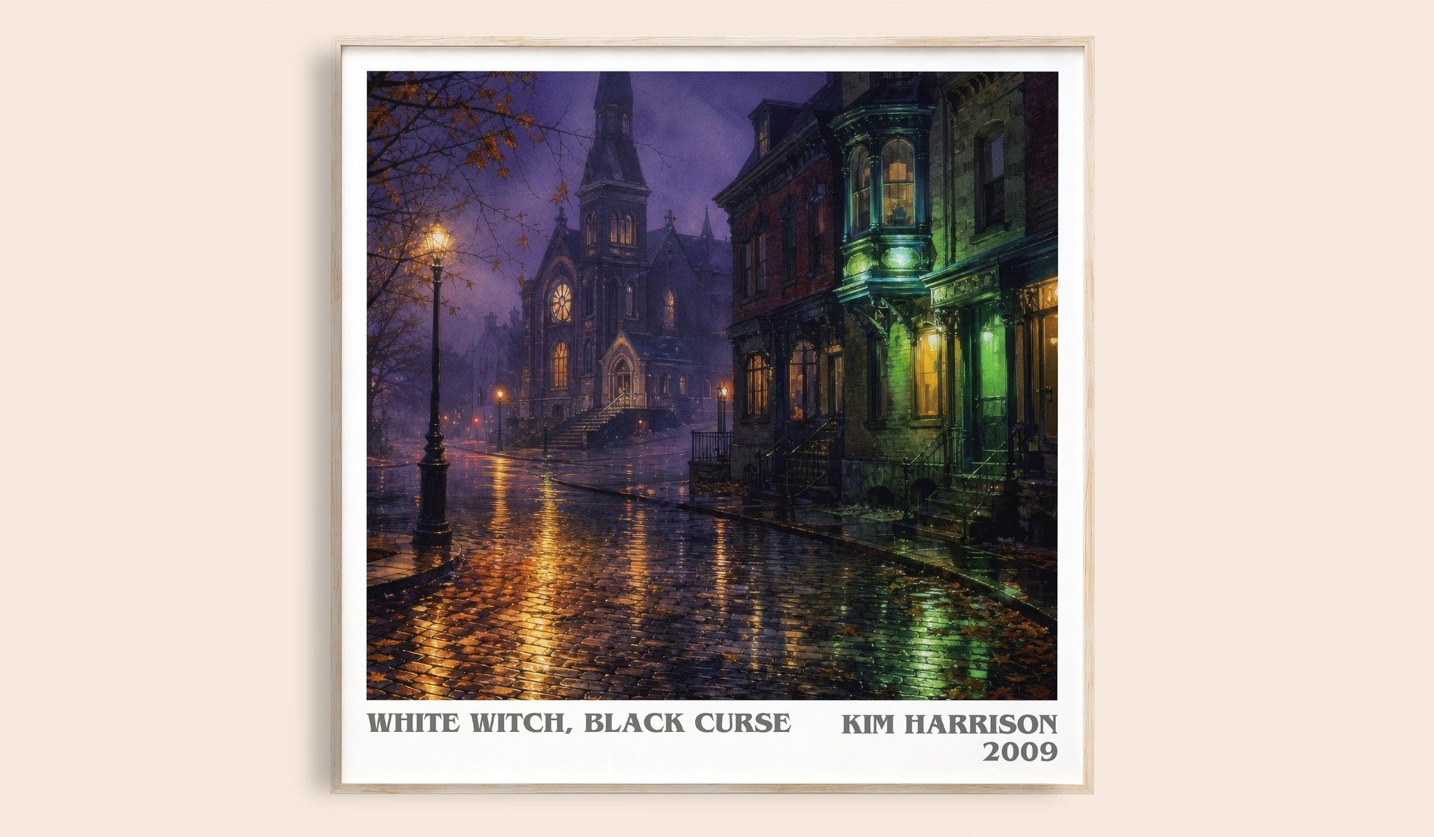 White Witch, Black Curse Literary Art Print by Kim Harrison