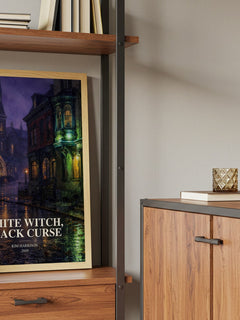 White Witch, Black Curse book watercolour illustration paper finish options – matte satin gloss