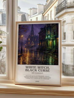 White Witch, Black Curse bookish poster colour and style options – Kim Harrison book art