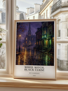 White Witch, Black Curse book cover poster colour and style options – Kim Harrison book art
