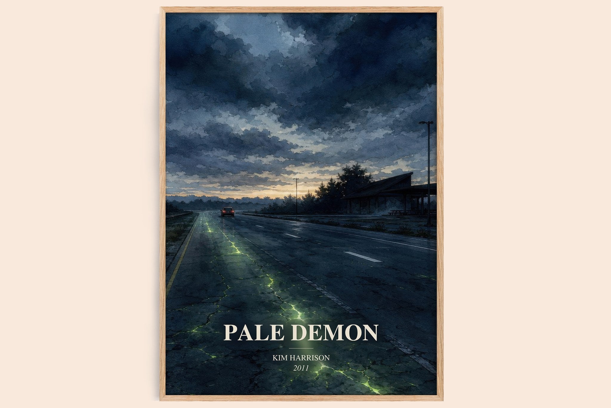 Pale Demon Book Watercolour Illustration by Kim Harrison