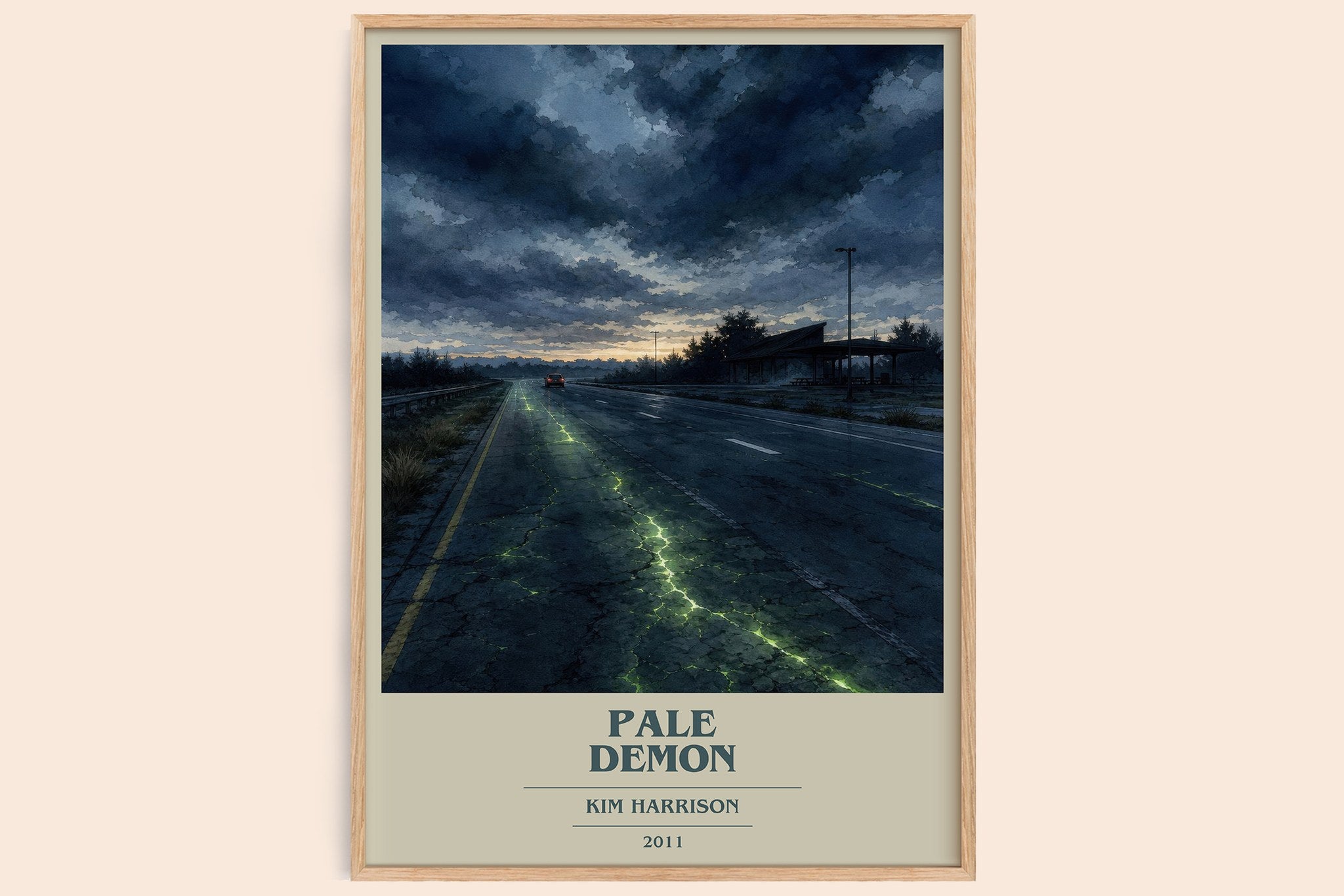 Pale Demon Book Cover Poster by Kim Harrison
