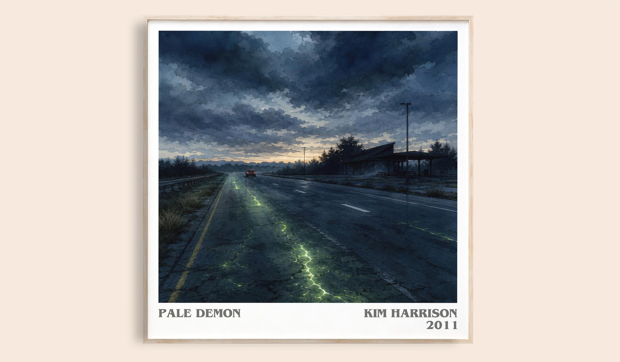 Pale Demon Literary Art Print by Kim Harrison