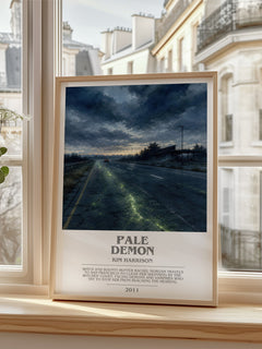 Pale Demon bookish poster colour and style options – Kim Harrison book art