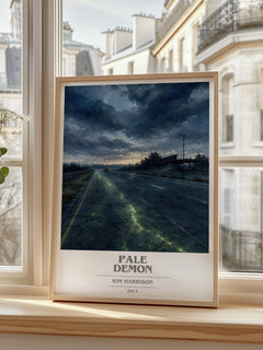 Pale Demon book cover poster colour and style options – Kim Harrison book art
