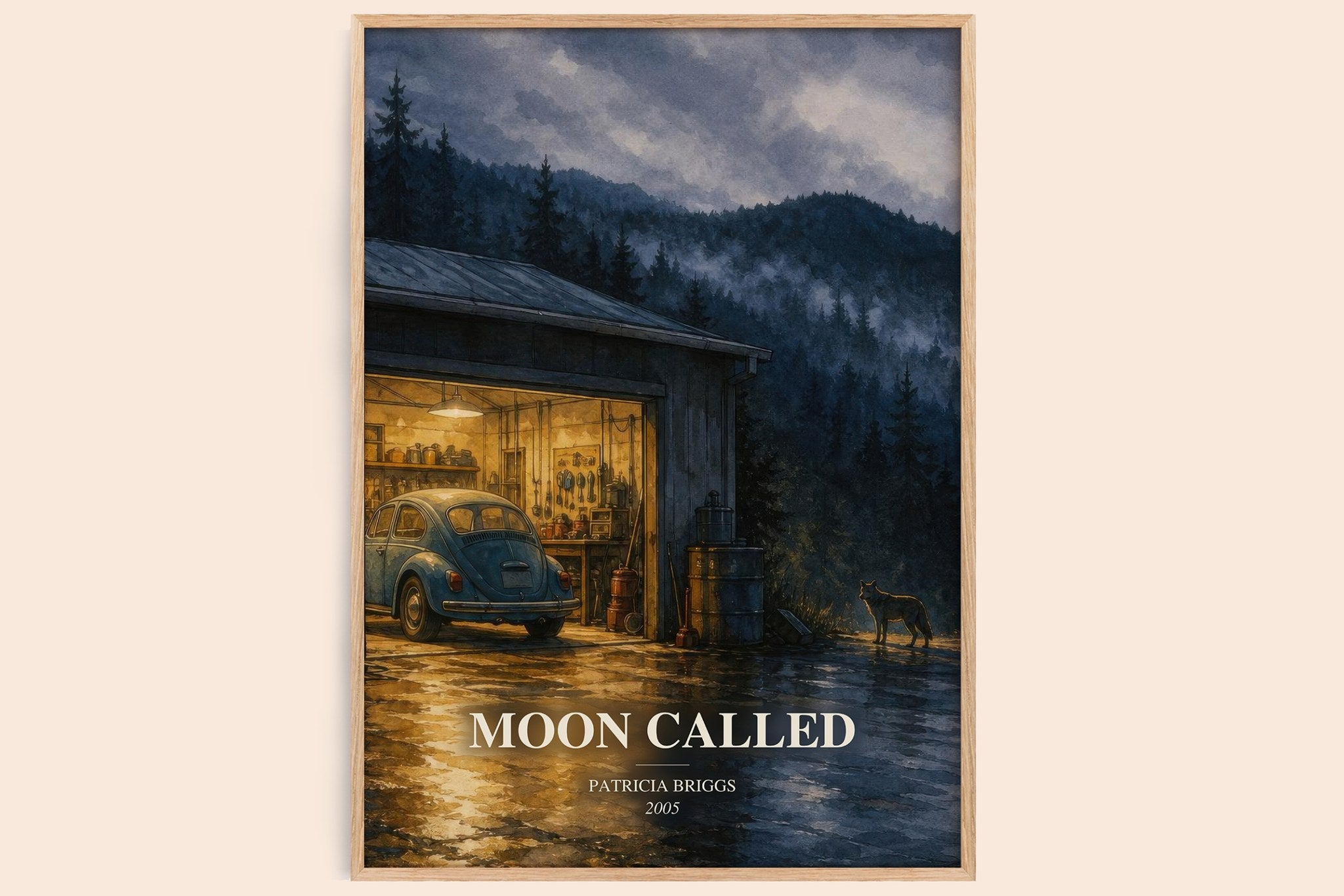 Moon Called Book Watercolour Illustration by Patricia Briggs