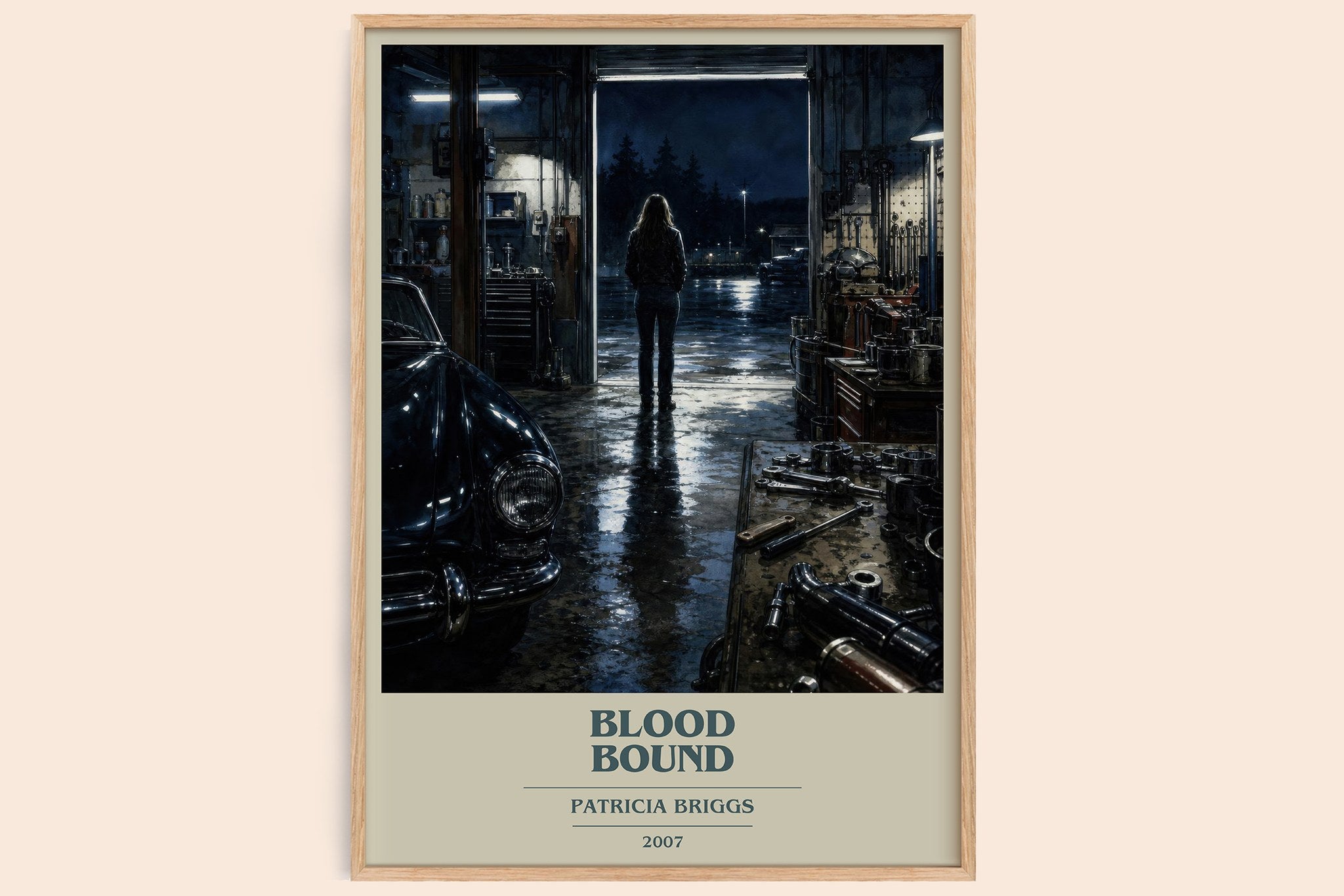 Blood Bound Book Cover Poster by Patricia Briggs