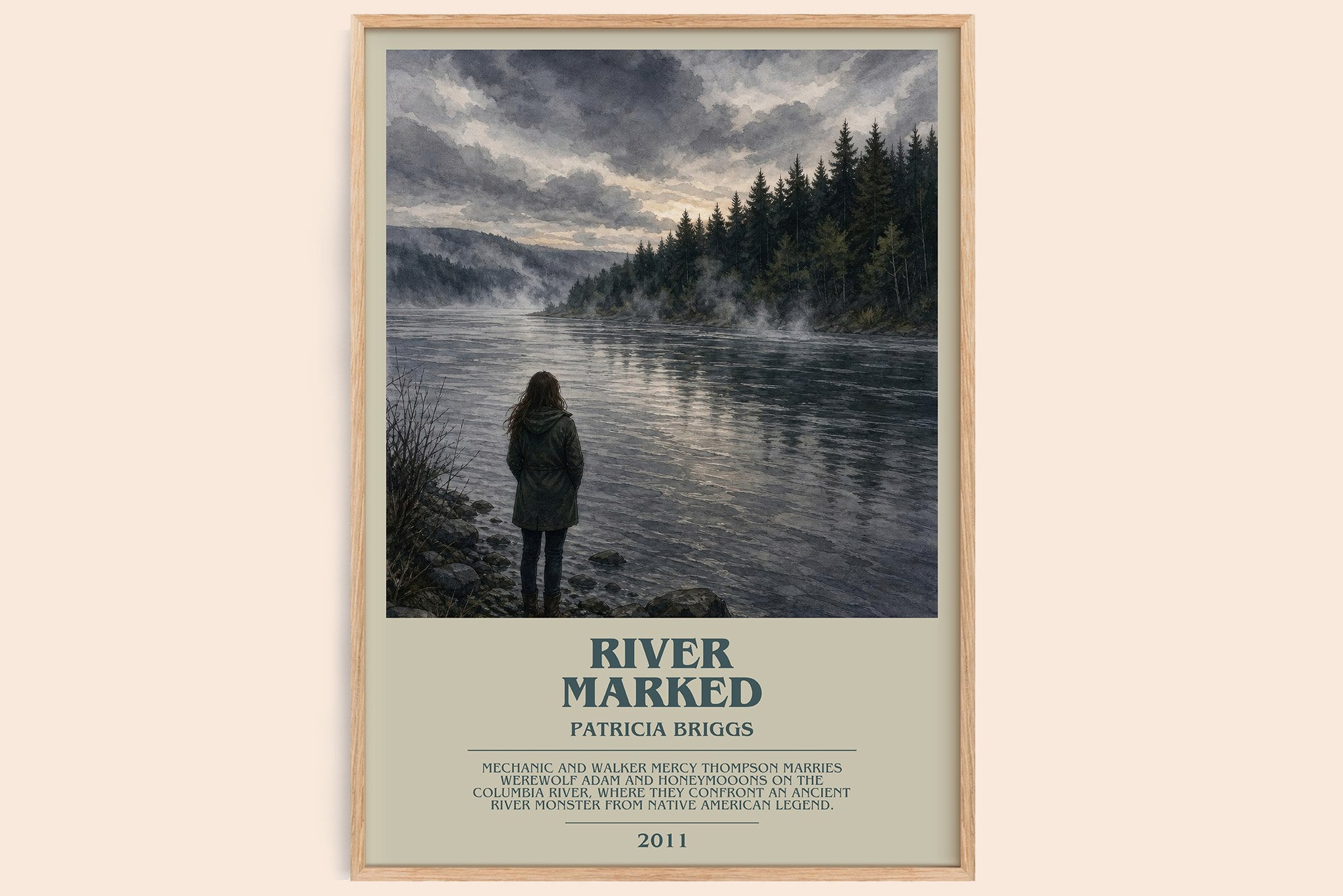 River Marked Bookish Wall Art by Patricia Briggs