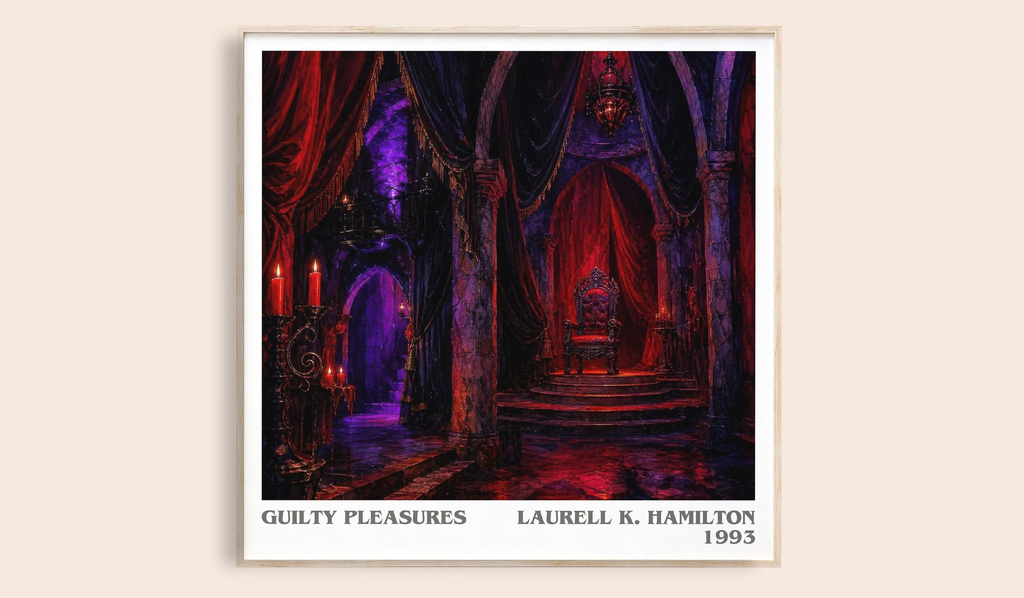 Guilty Pleasures Literary Art Print by Laurell K. Hamilton