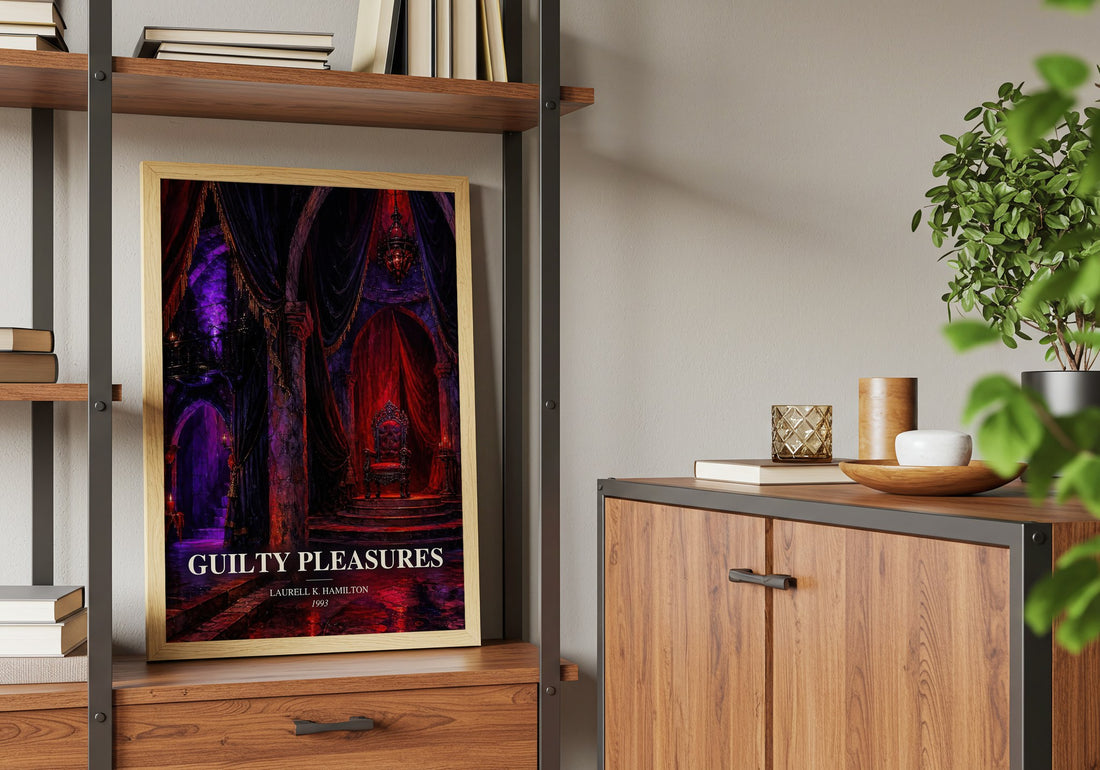 Guilty Pleasures book watercolour illustration paper finish options – matte satin gloss