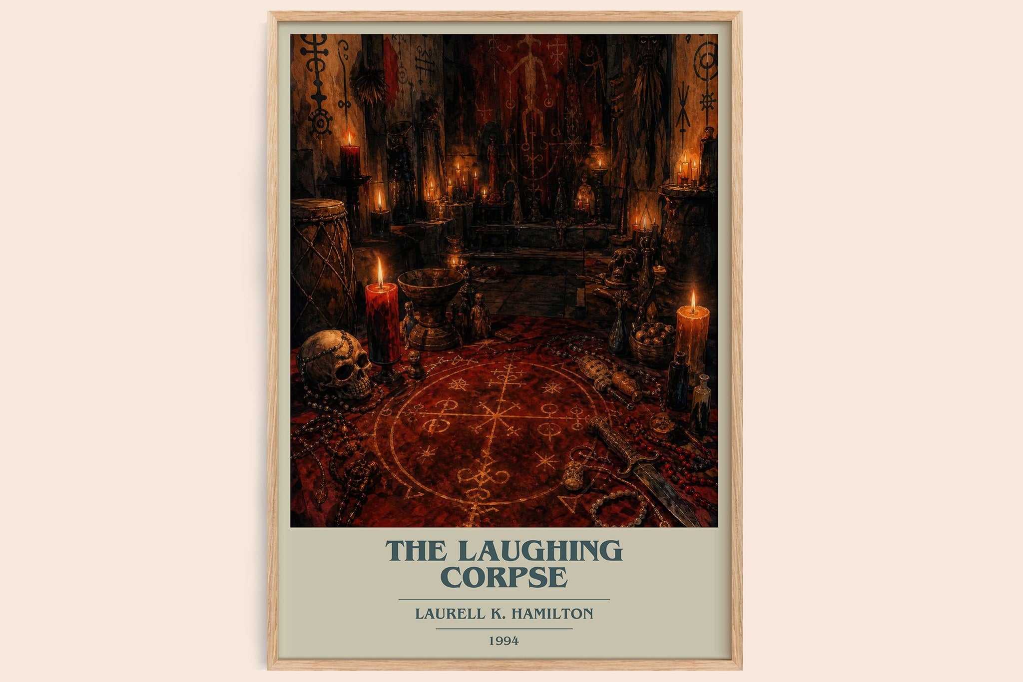The Laughing Corpse Book Cover Poster by Laurell K. Hamilton