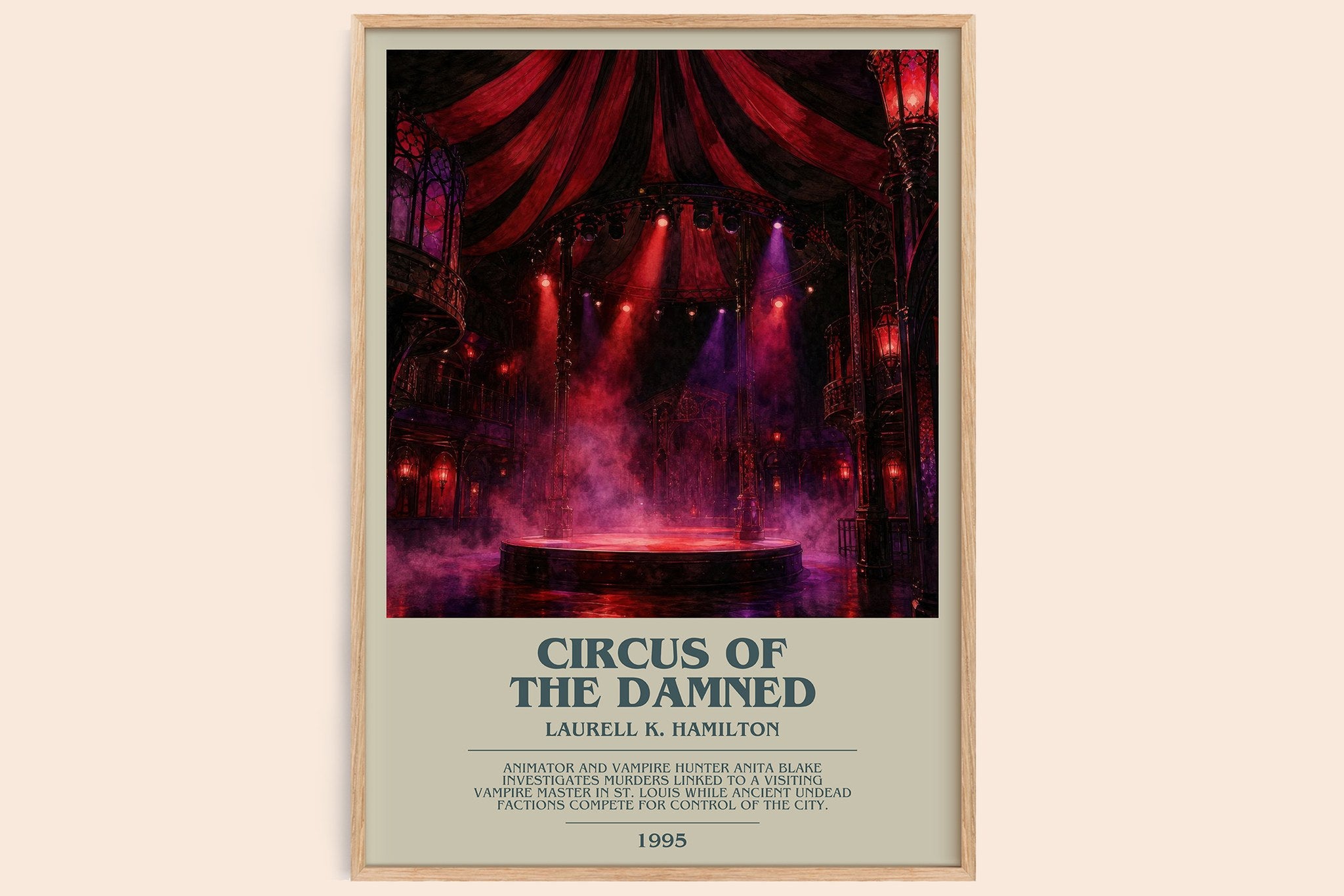 Circus of the Damned Bookish Wall Art by Laurell K. Hamilton
