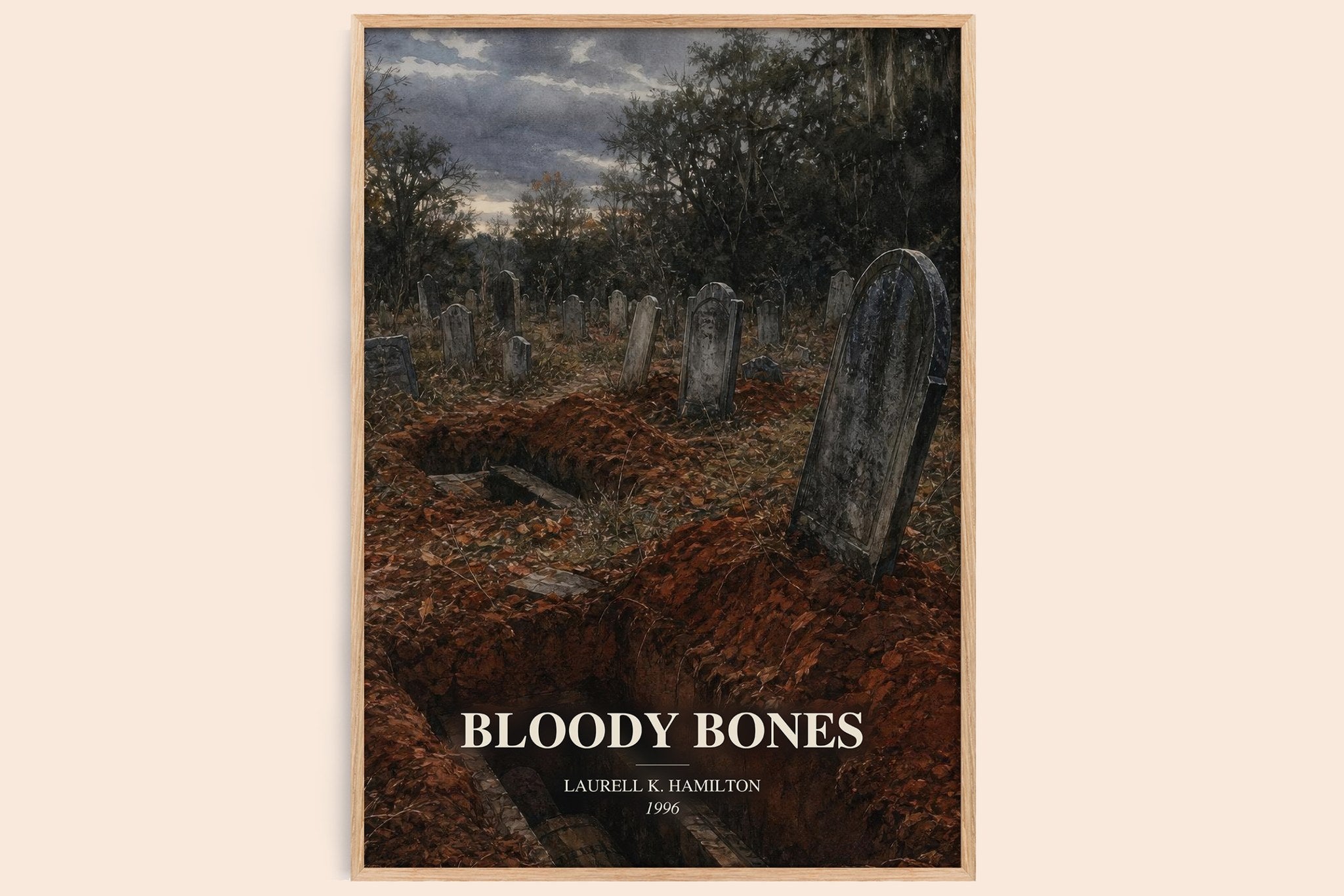 Bloody Bones Book Watercolour Illustration by Laurell K. Hamilton