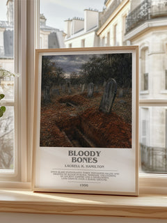 Bloody Bones bookish poster colour and style options – Laurell K. Hamilton book art