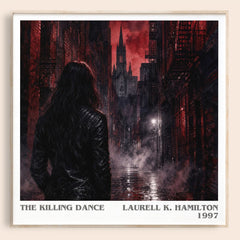 The Killing Dance literary book poster by Laurell K. Hamilton – framed literary art print