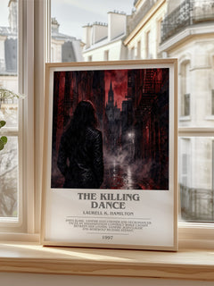 The Killing Dance bookish poster colour and style options – Laurell K. Hamilton book art