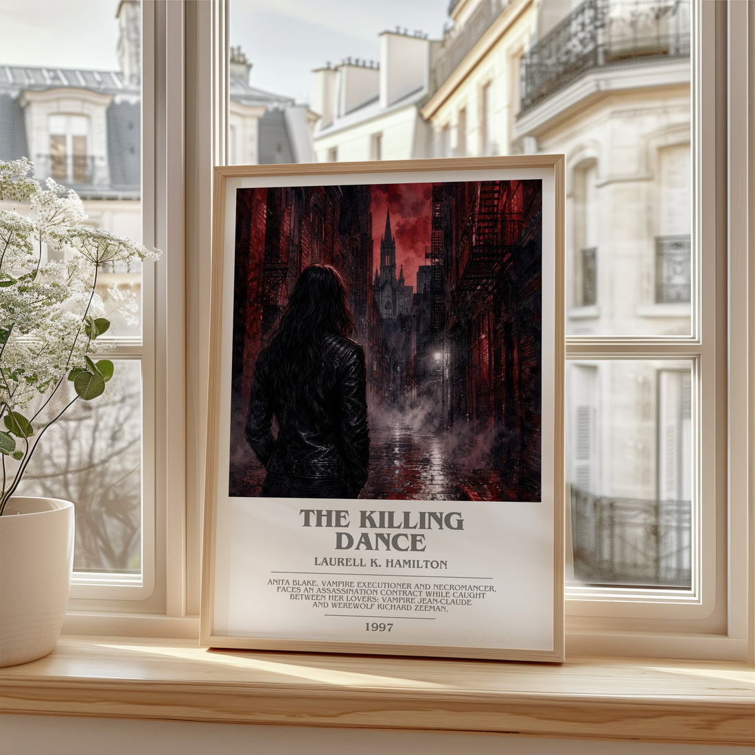 The Killing Dance bookish poster colour and style options – Laurell K. Hamilton book art