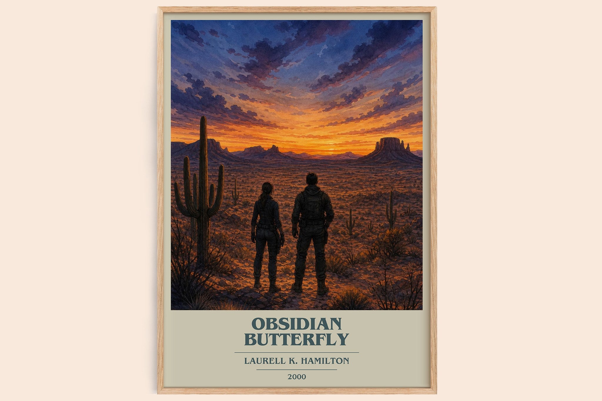 Obsidian Butterfly Book Cover Poster by Laurell K. Hamilton